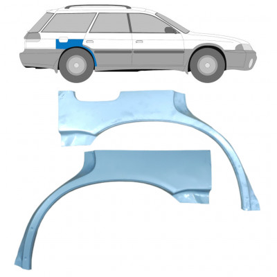 Takalokasuoja korjaussarja varten Subaru Legacy 1994-1999 / Vasen+Oikea / Sarja 9178