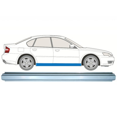 Kynnyspelti korjauspaneeli varten Subaru Legacy 2003-2009 / Vasen = Oikea (symmetrinen) / COMBI / SEDAN 16997