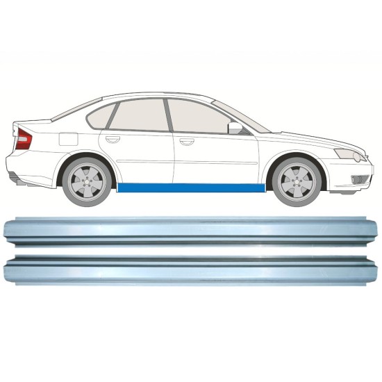 Kynnyspelti korjauspaneeli varten Subaru Legacy 2003-2009 / Vasen+Oikea / COMBI / SEDAN 16998