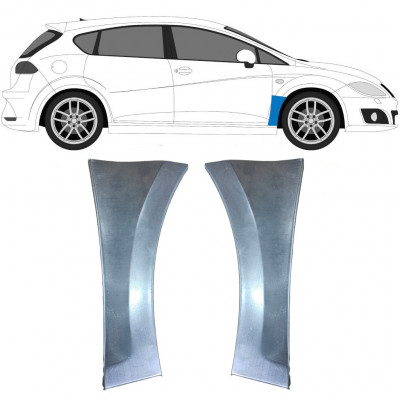 Etulokasuojan korjauspelti varten Seat Leon 2005-2012 / Vasen+Oikea 9606