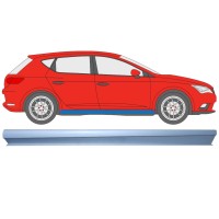 Kynnyspelti korjauspaneeli alempi osa varten Seat Leon 2012-2020 / Oikea 16982