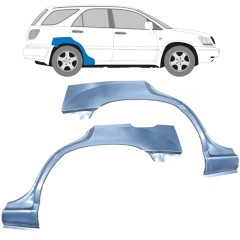Takalokasuoja korjaussarja varten Lexus RX 1998-2003 / Vasen+Oikea / Sarja 9947
