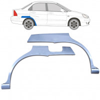 Takalokasuoja korjaussarja varten Suzuki Liana 2001-2007 / Vasen+Oikea / Sarja 9223