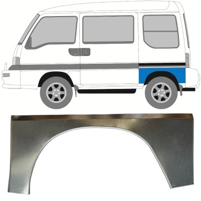 Takalokasuoja korjaussarja varten Subaru Libero 1983-1998 / Vasen 15050