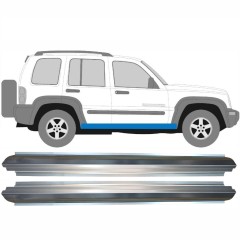 Kynnyspelti korjauspaneeli varten Jeep Liberty 2001-2008 / Vasen+Oikea / Sarja 11328