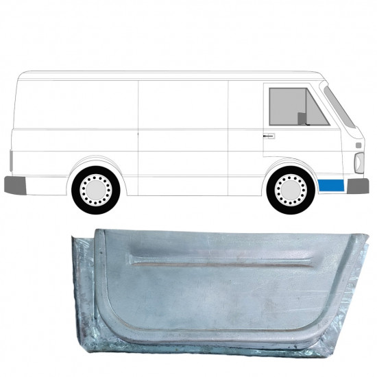 Sisäinen etuoven korjausosa varten Volkswagen LT 1975-1996 / Oikea 7944