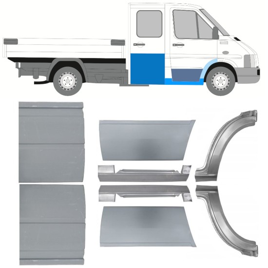 Korjauspaneeli aseta varten Volkswagen LT 1996-2005 / Vasen+Oikea 16611