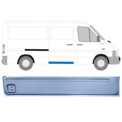 Sisäinen sivuoven kynnysprofiili varten Volkswagen LT 1996-2005 / Oikea 16585