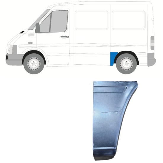Etukaari korjauspaneeli varten Volkswagen LT 1996-2005 / Vasen 13435