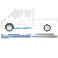 Korjauspaneeli aseta varten Renault Master 2010- / Vasen / 14912 Korjauspaneeli aseta varten Renault Master 2010- / Vasen / 14912