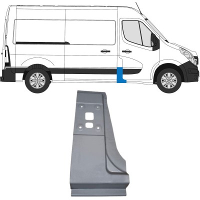 Pilarin korjauspaneeli varten Opel Movano 2010-2021 / Oikea 16918