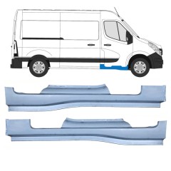Helmapelti etuoven alle varten Nissan NV400 2010- / Vasen+Oikea 15699