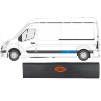 Koristelistasarja lampulla varten Opel Movano 2010-2021 / Vasen / Sarja 13257