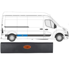 Koristelistasarja lampulla varten Opel Movano 2010-2021 / Oikea / Sarja 13256