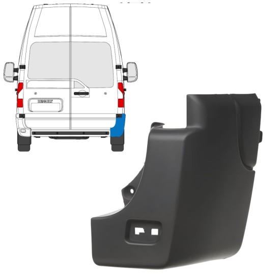 Takapuskurin kulma varten Renault Master 2010-2024 / Oikea 17237