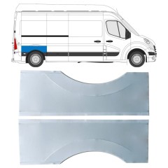 Takalokasuoja korjaussarja varten Opel Movano 2010-2021 / Vasen+Oikea 16823