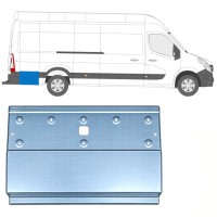 Takalokasuoja korjaussarja takaosa varten Nissan NV400 2010- / Vasen = Oikea (symmetrinen) 17301