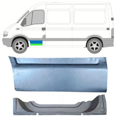 Sisäinen ja ulkoinen etuoven korjauspaneeli varten Opel Movano 1998-2010 / Vasen 16880