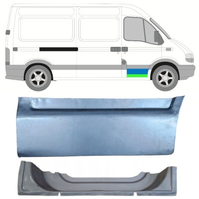 Sisäinen ja ulkoinen etuoven korjauspaneeli varten Opel Movano 1998-2010 / Oikea 16878