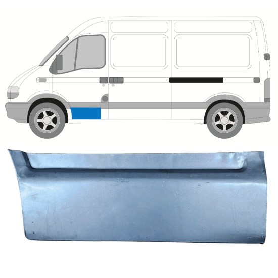 Etuoven korjausosa varten Renault Master 1998-2010 / Vasen 16008