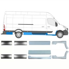 Korjauspaneeli aseta varten Nissan NV400 2010- / Vasen+Oikea / 15716