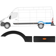 Sivulista Koristelista varten Opel Movano 2010-2021 / Vasen / Sarja 13285