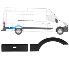 Sivulista Koristelista varten Opel Movano 2010-2021 / Oikea / Sarja 13282