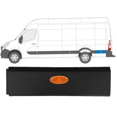 Sivulista Koristelista varten Opel Movano 2010-2021 / Vasen / Sarja 13281