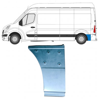 Etukaari korjauspaneeli varten Renault Master 2010- / Vasen 12853