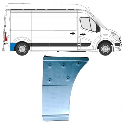 Etukaari korjauspaneeli varten Renault Master 2010- / Oikea 12852