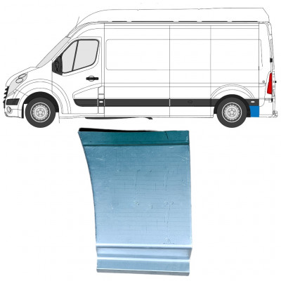 Etukaari korjauspaneeli varten Renault Master 2010- / Vasen 12851
