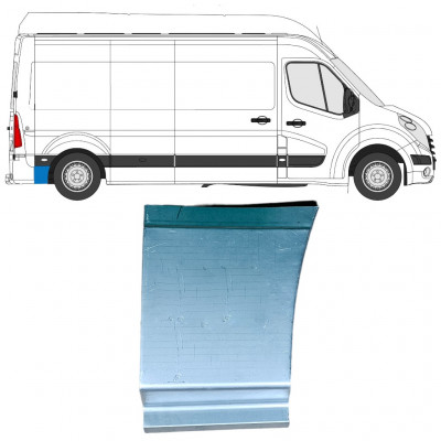 Etukaari korjauspaneeli varten Renault Master 2010- / Oikea 12850