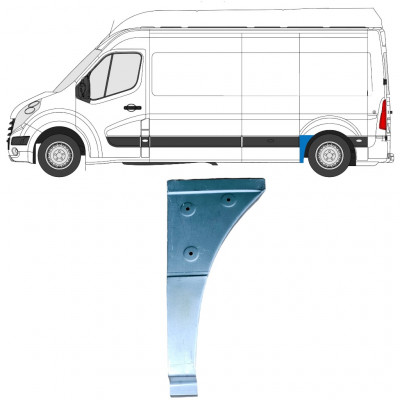 Etukaari korjauspaneeli varten Renault Master 2010- / Vasen 12849