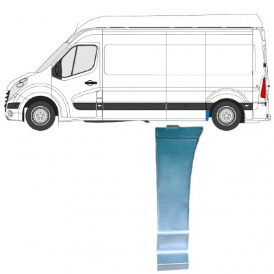Etukaari korjauspaneeli varten Renault Master 2010- / Vasen 12847