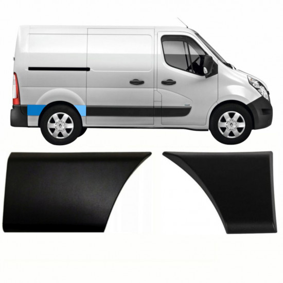 Sivulistat sarja varten Renault Master Opel Movano Nv 400 2010- / SWB / Oikea /  8711