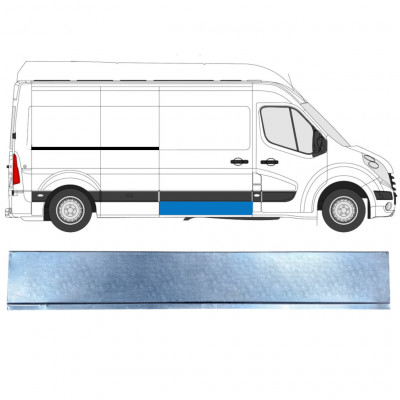 Liukuoven korjauspaneeli varten Renault Master 2010- / Oikea 12649