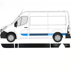 Sivulistat sarja varten Renault Master 2010- / Vasen / 8580