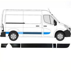 Sivulistat sarja varten Opel Movano 2010-2021 / Oikea / 13913