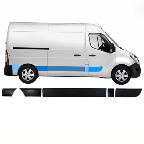 Sivulistat sarja varten Renault Master Opel Movano Nv 400 2010- / Oikea /  8579