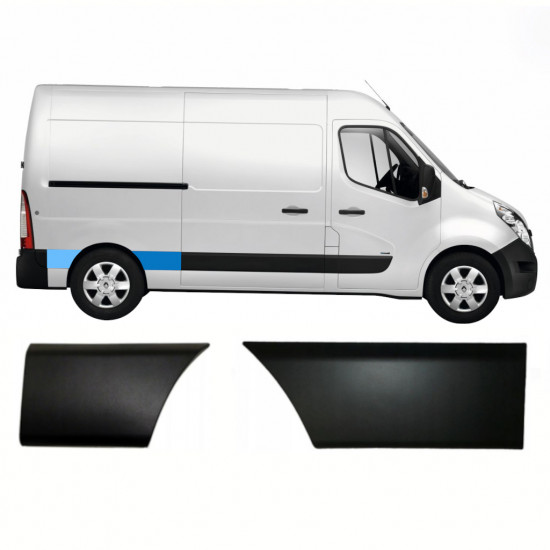 Sivulistat sarja varten Renault Master Opel Movano Nv 400 2010- / Oikea /  8577