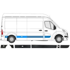 Sivulistat sarja varten Opel Movano 2010-2021 / Oikea / 13917