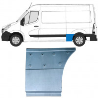 Etukaari korjauspaneeli varten Renault Master 2010- / Vasen 12845