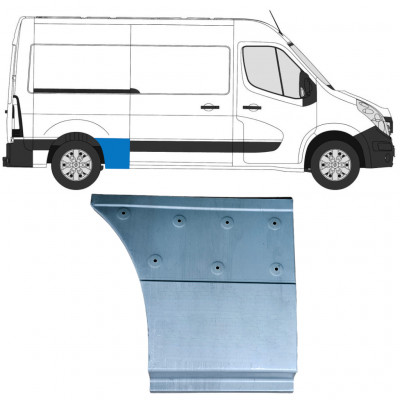 Etukaari korjauspaneeli varten Renault Master 2010- / Oikea 12844