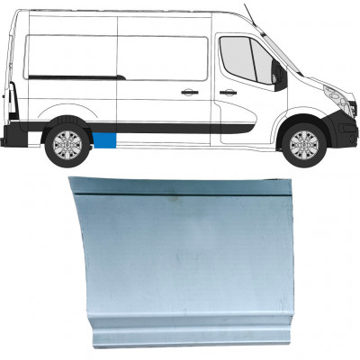 Etukaari korjauspaneeli varten Renault Master 2010- / Oikea 12842