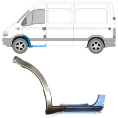 Kynnyksen ja etulokasuojan korjauspaneeli varten Renault Master 1998-2010 / Vasen / Sarja 15367