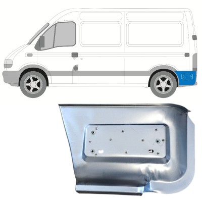 Etukaari korjauspaneeli varten Renault Master 1998-2010 / Vasen 14878