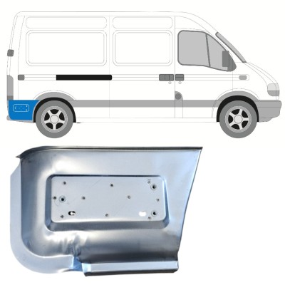 Etukaari korjauspaneeli varten Renault Master 1998-2010 / Oikea 14877