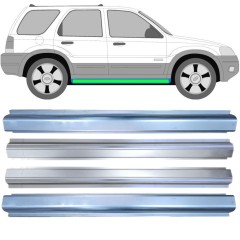 Kynnyksen ja sisäkynnyksen korjauspaneeli varten Ford Maverick 2001-2008 / Vasen+Oikea / Sarja 14856