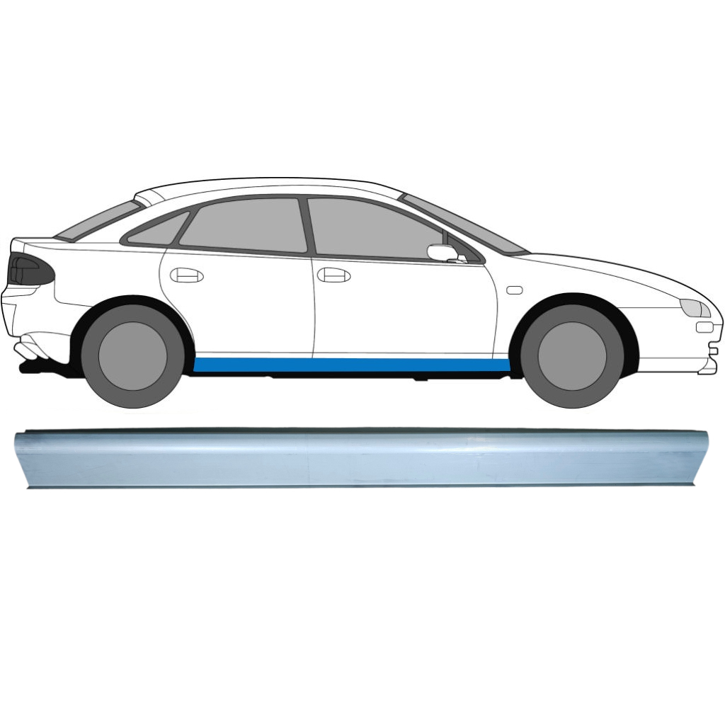 Kynnyspelti Korjauspaneeli Varten Mazda 323F 1994-1998 / Vasen = Oikea (Symmetrinen) 6684