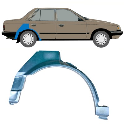 Takalokasuoja korjaussarja varten Mazda 323 BF 1985-1989 / Oikea 12956